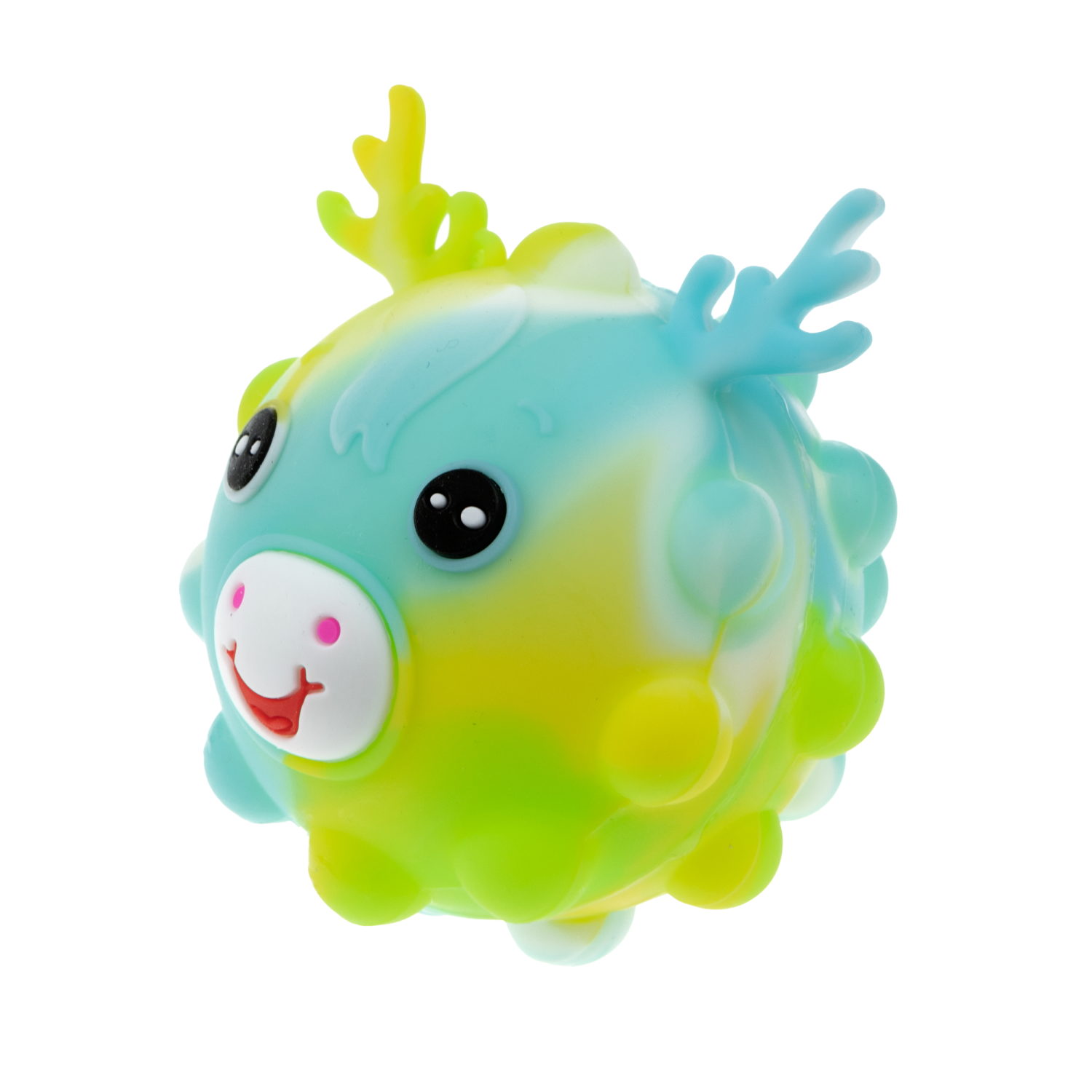 1toy Жмяка оленёнок, 6,5 см, 12 шт. в д/б