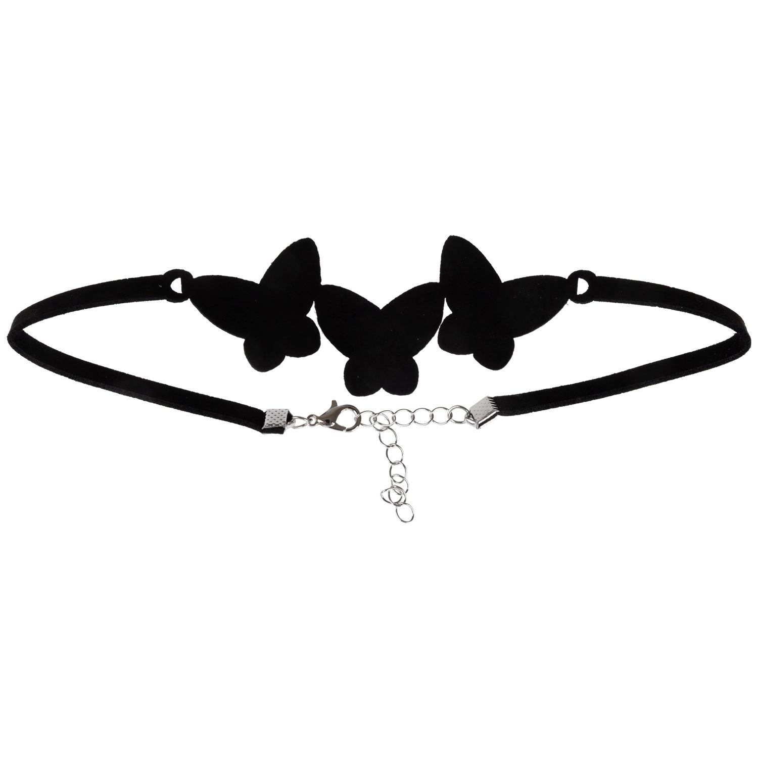 Lukky Fashion набор из трех чокеров с бабочками,карта