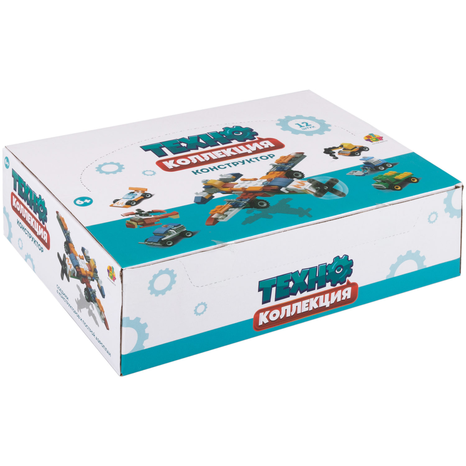 1Toy Blockformers "Техно коллекция" (д/б 12 шт., в асс. 6 видов, коробка)