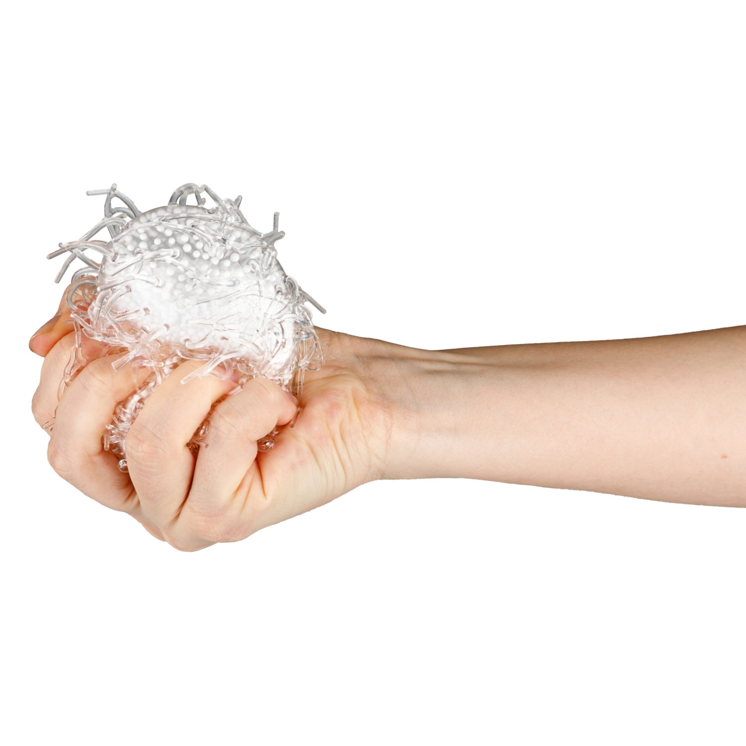 1toy Жмяка, шар с мелкими шариками, 8 см, 3 вида в ассортименте