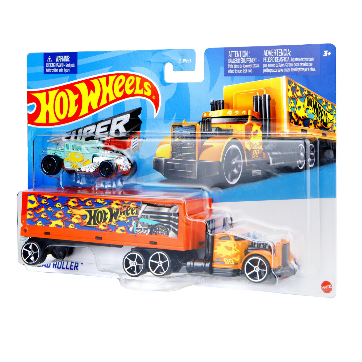 Hot wheels Набор игровой Супергрузовики со спортивными автомобилями, в асс.