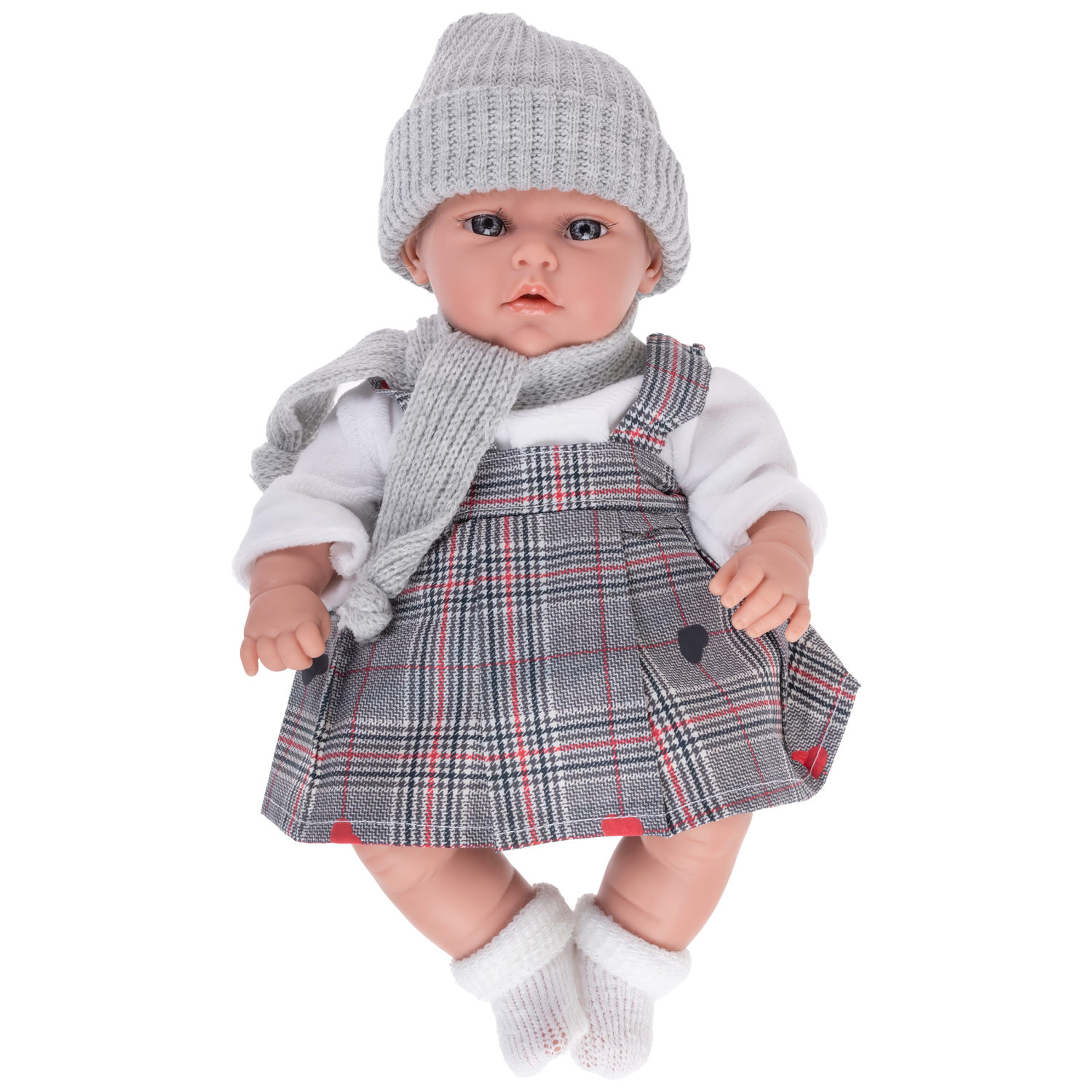 Кукла с люлькой Arias ELEGANCE NIA 33 cм, мягконабивная, с аксессуарами