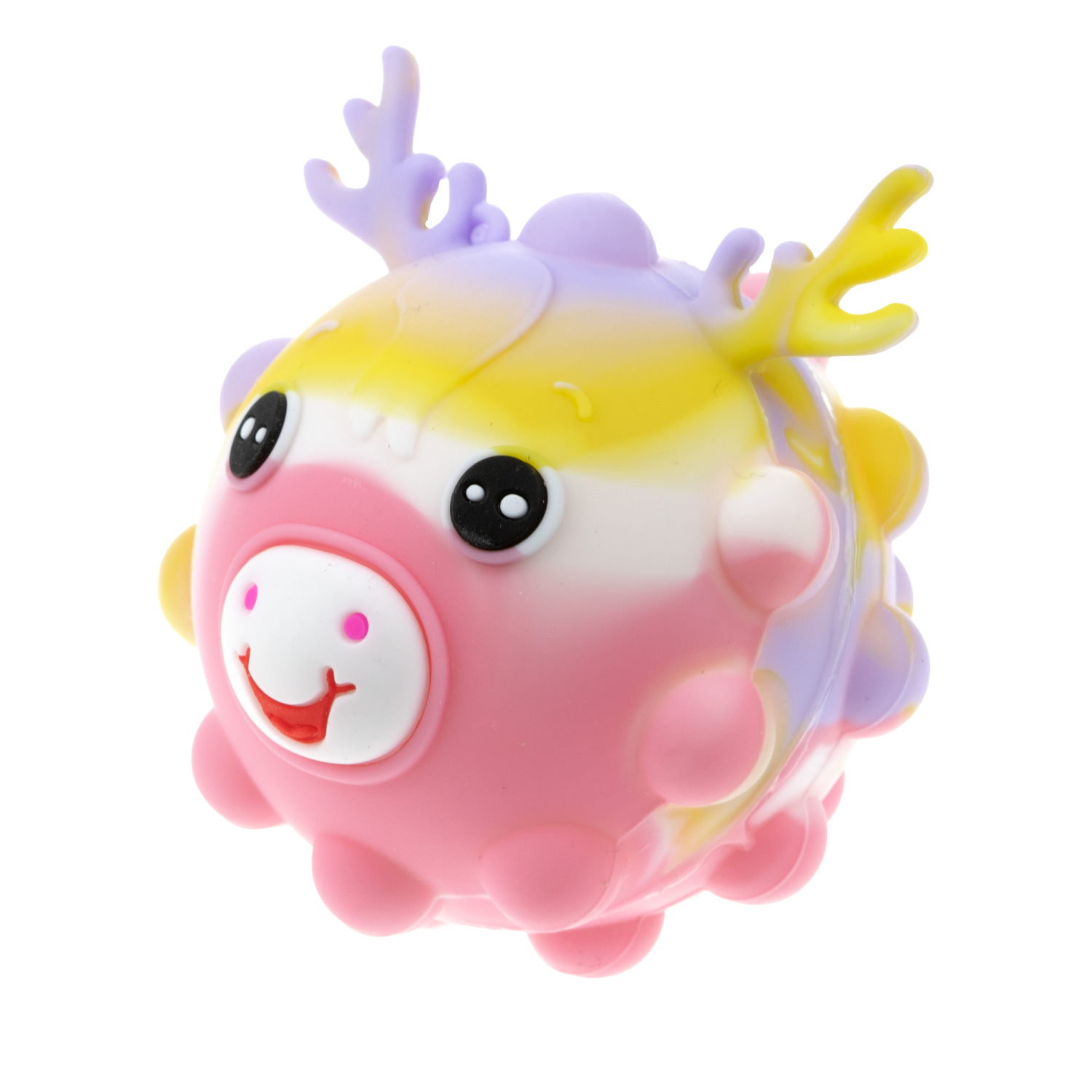 1toy Жмяка оленёнок, 6,5 см, 12 шт. в д/б