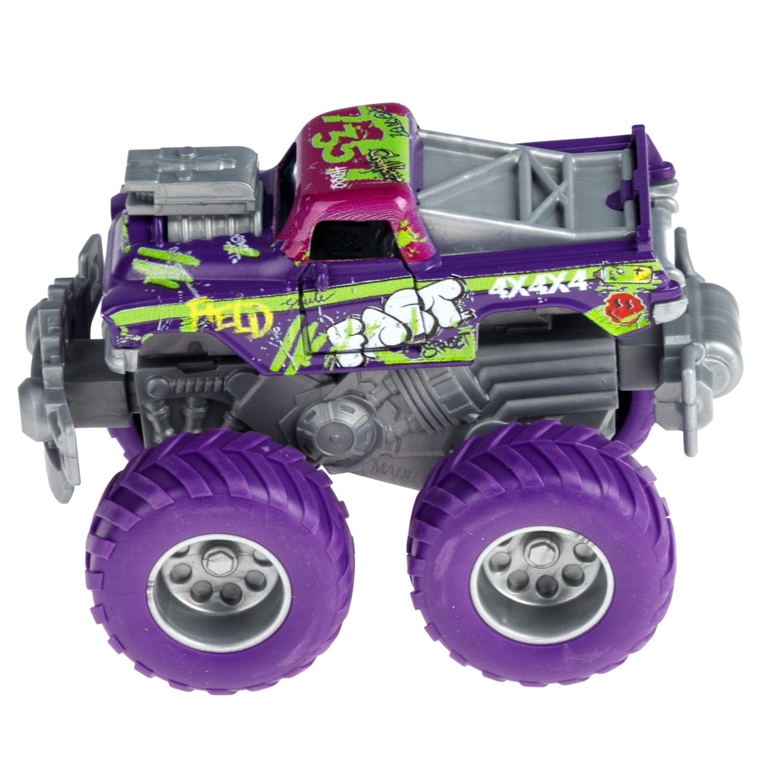 Машинка игрушечная 1TOY Драйв Монстр-трак Классика, инерционный, 8,5 см, цвет в ассортименте
