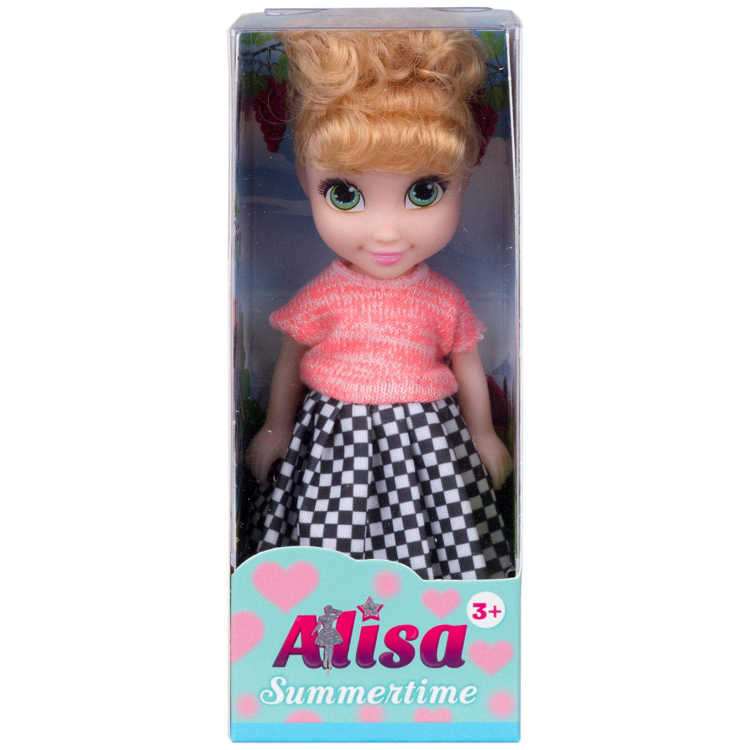 Кукла 1TOY ALISA SUMMERTIME, в платье, 16 см