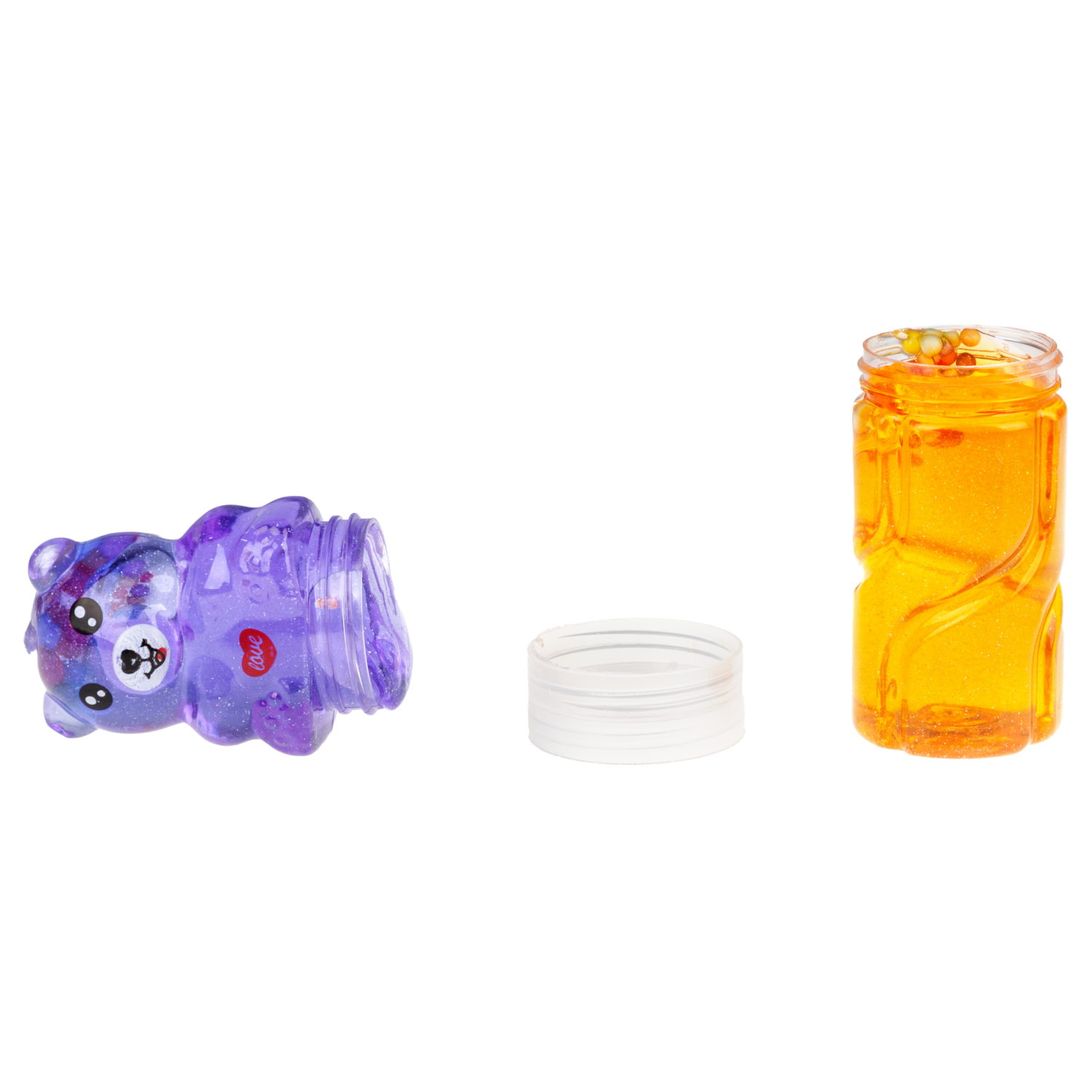 Слайм в банке 1TOY Мармеладный мишка, в ассортименте