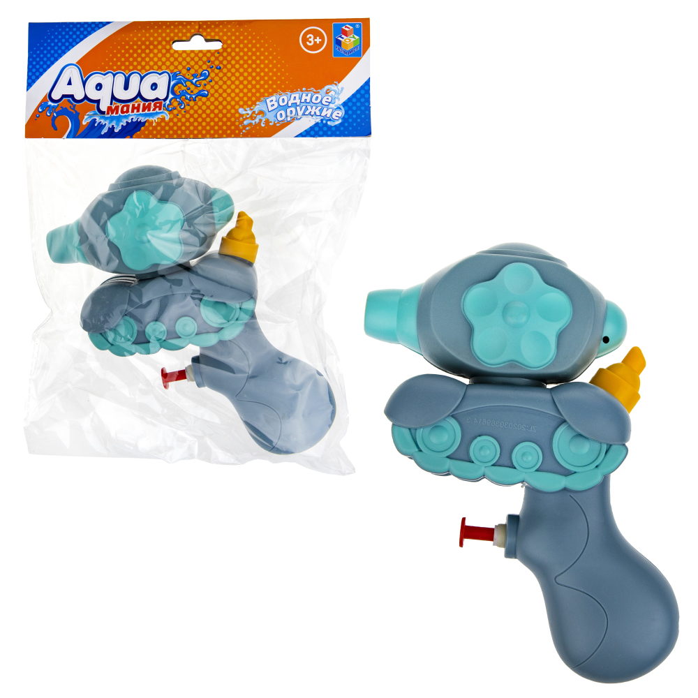 1TOY Водное оружие 11,5*16 см, синее