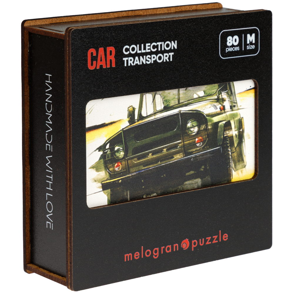 Деревянные пазлы Collection Transport Внедорожник, 80 деталей