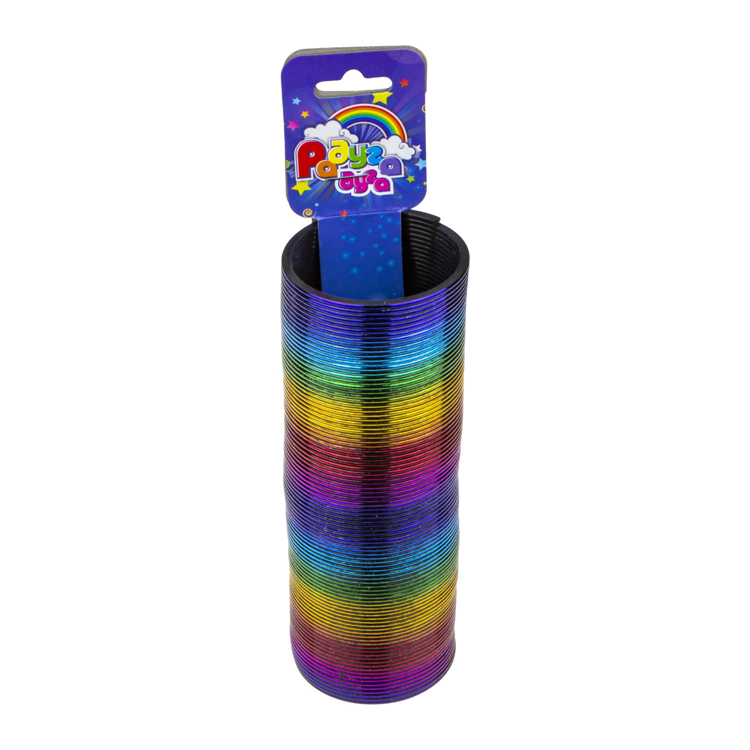1toy пружинка Радуга-Дуга металик с рис в асс. 5,2*15см.в дб.12 шт, 22*17*16см