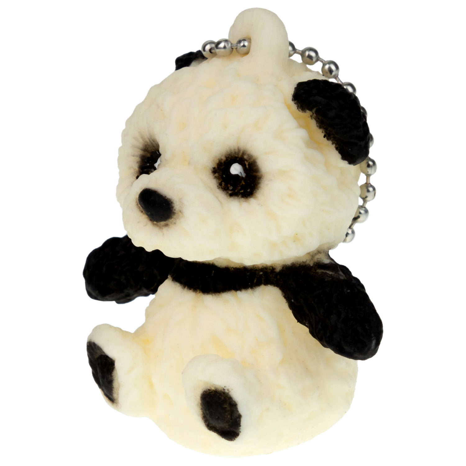 Игрушка антистресс для рук 1TOY Маскарад для зверят панда - ёжик, мягкая, резиновая, сквиш, жмякалка, мялка, брелок детский, для взрослого