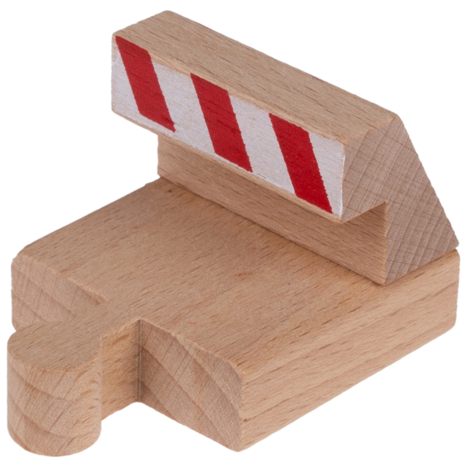 Рельсы для деревянной железной дороги 1TOY Goodok базовые с развилками и тупиками, 11 шт.