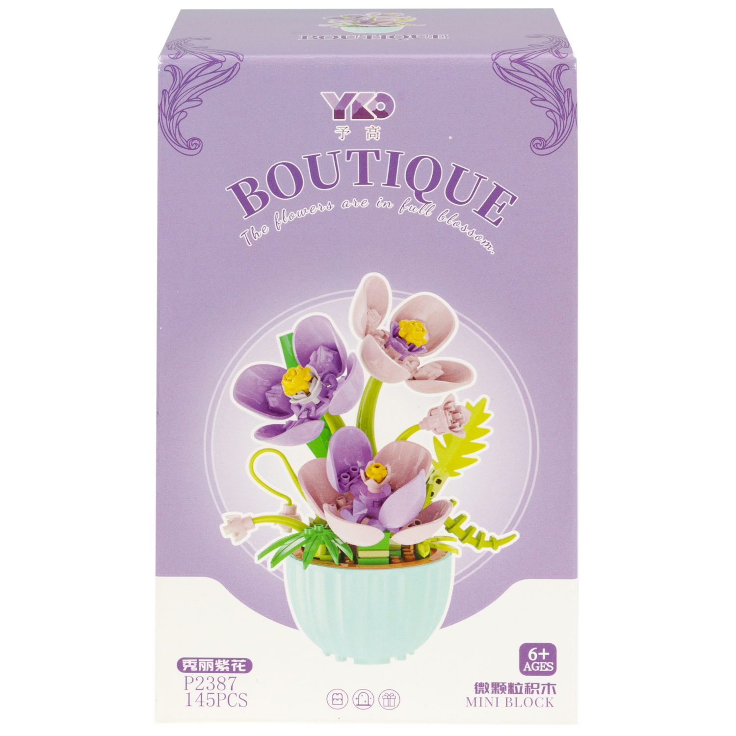 Конструктор 1TOY Blockformers "Цветы в горшках", 9 видов, от 138 до 223 деталей