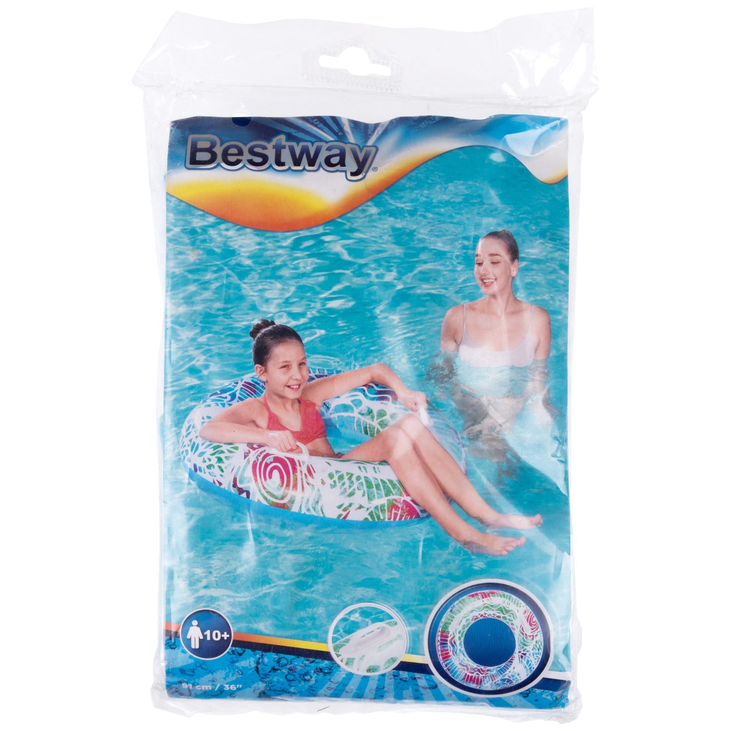 Круг для плавания BestWay Лето, для детей, подростков, 91 см