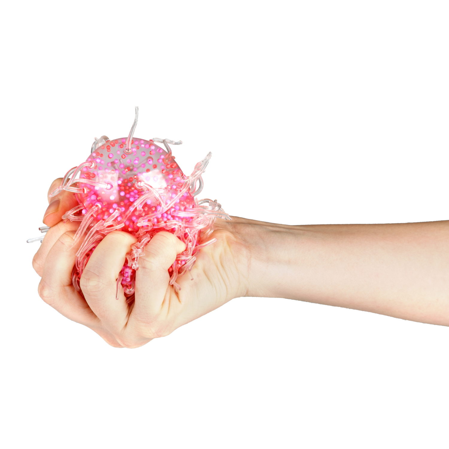 1toy Жмяка, шар с мелкими шариками, 8 см, 3 вида в ассортименте