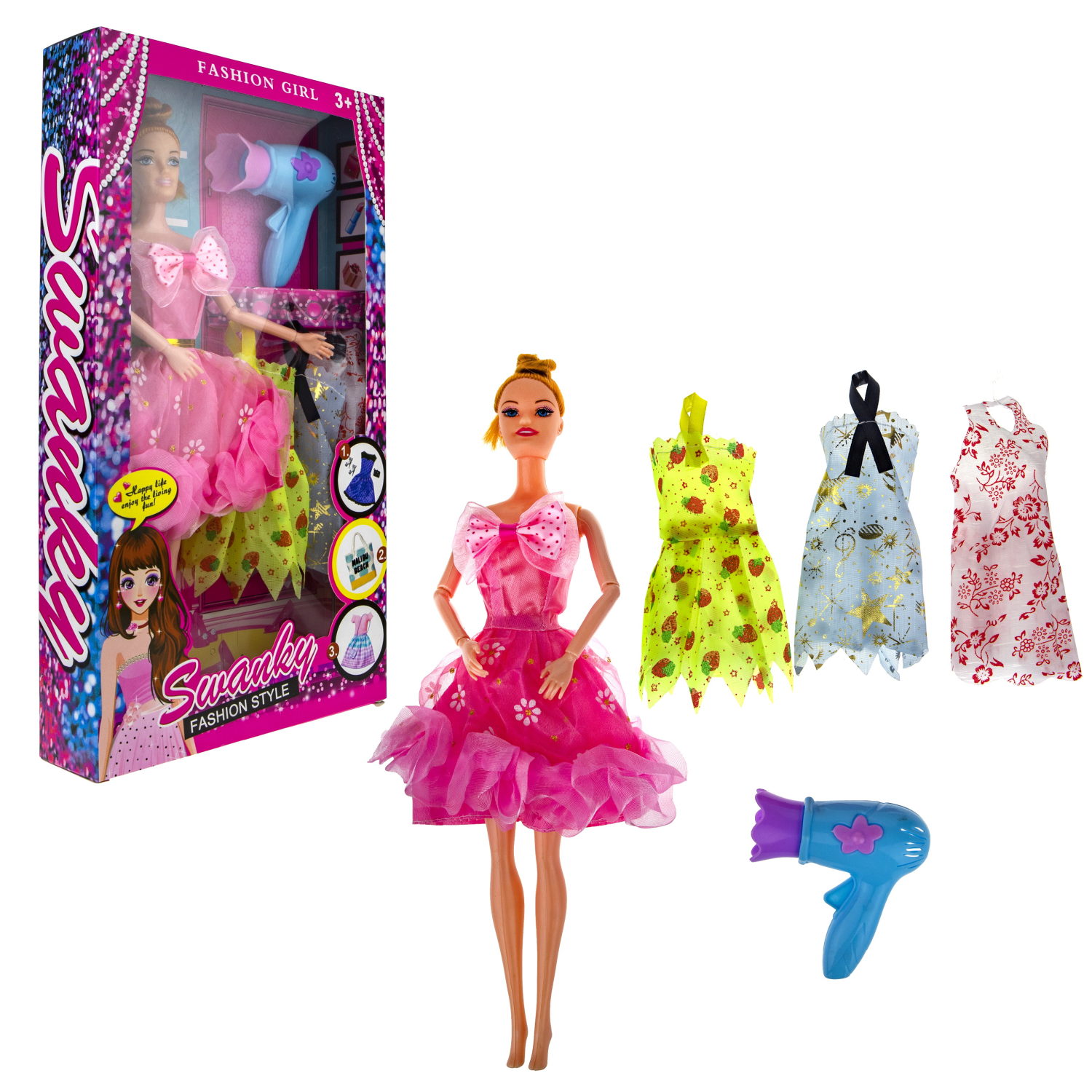 Кукла 29см с аксесс., в кор.18*4,5*32 см