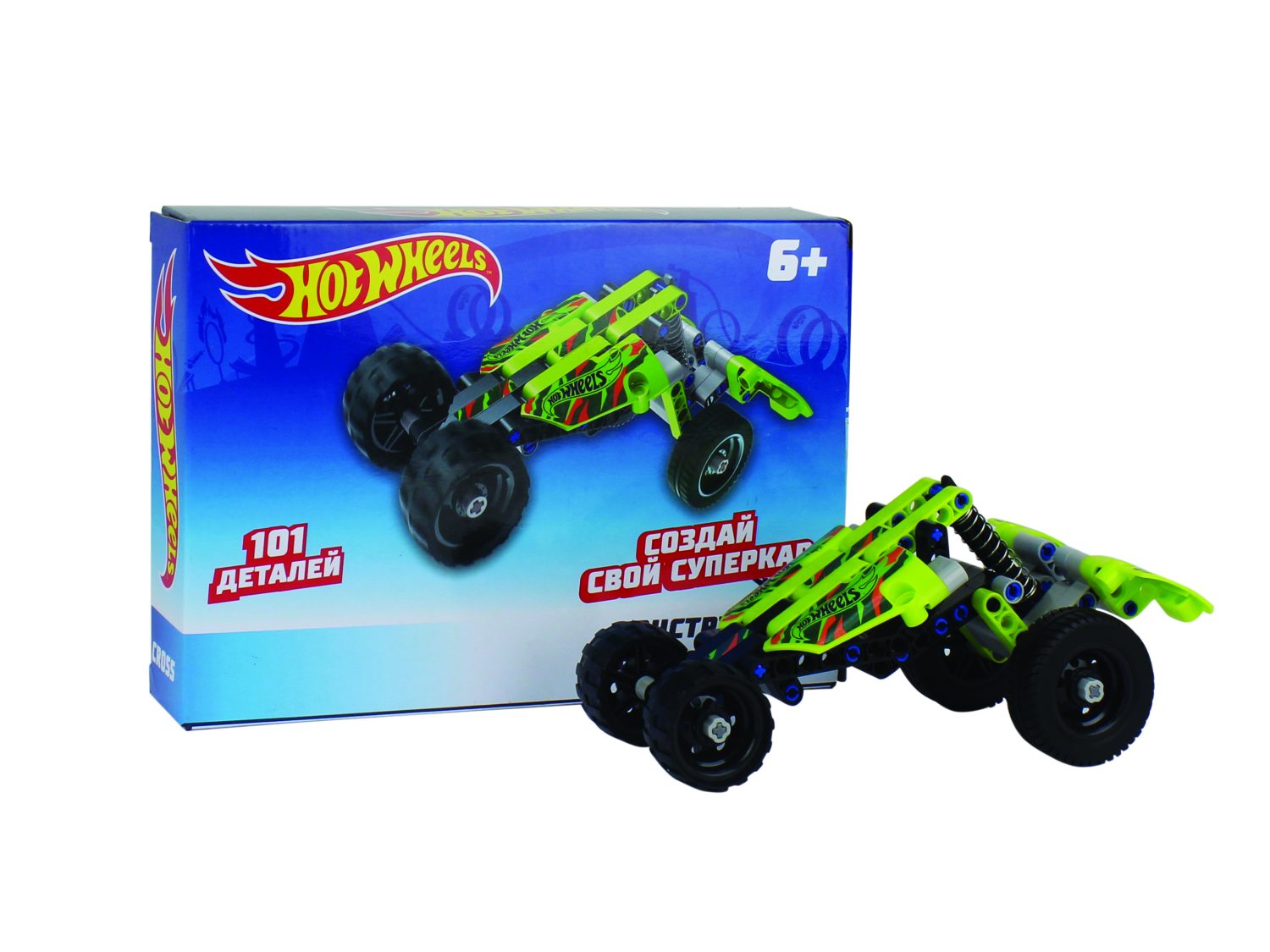 Конструктор Hot Wheels "Cross" (101 деталь)