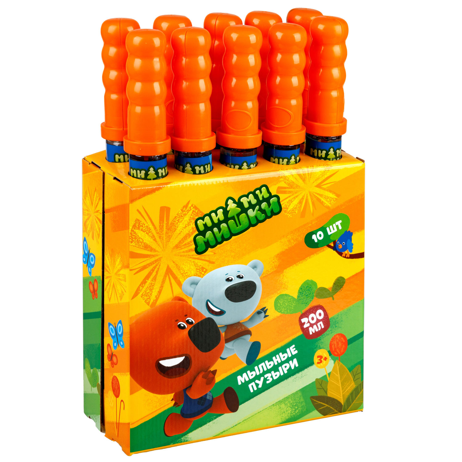 1TOY Ми-ми-мишки, мыльные пузыри, 200 мл