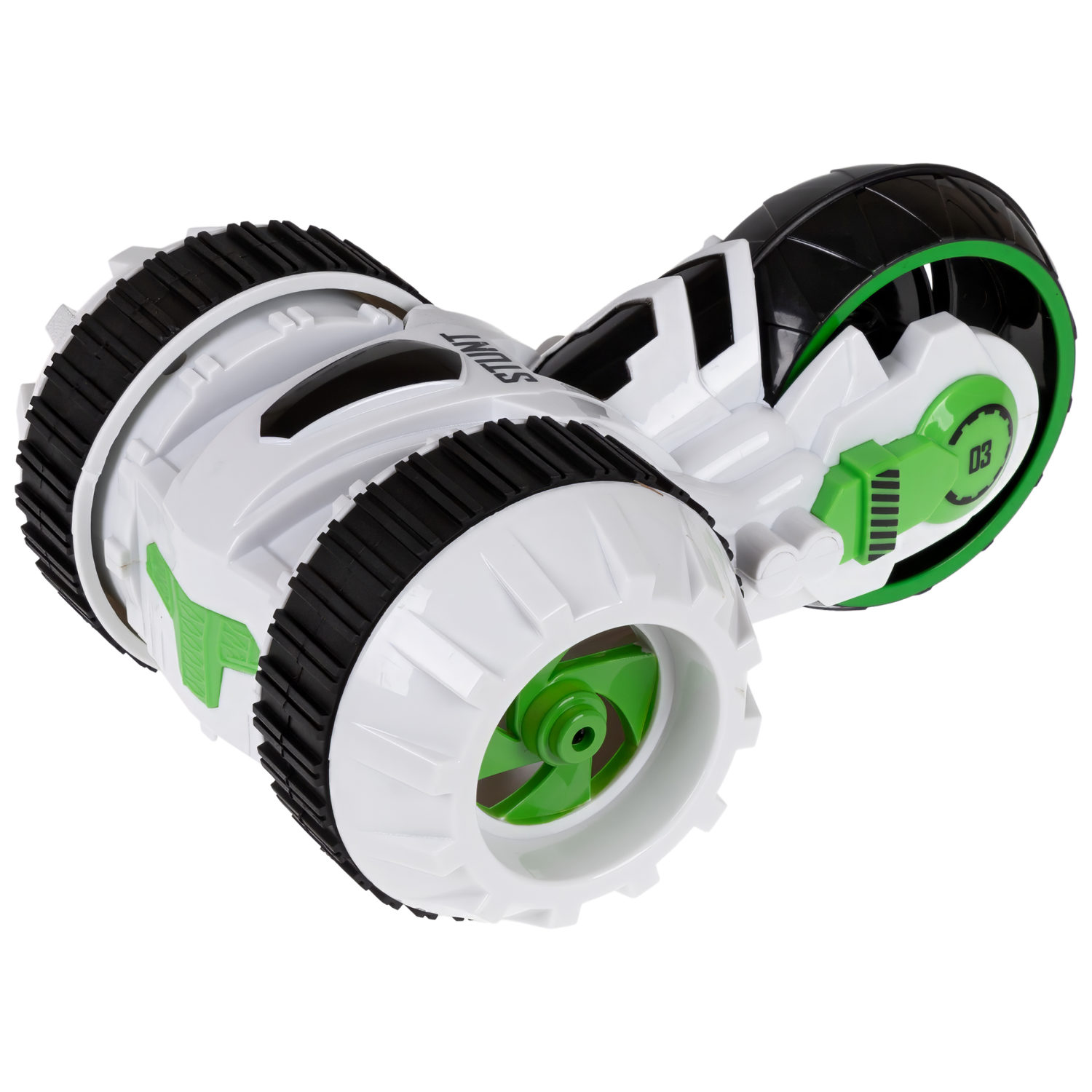 Машинка на пульте управления 1TOY Драйв перевертыш, трюковая, радиоуправляемая, трюкач, белая