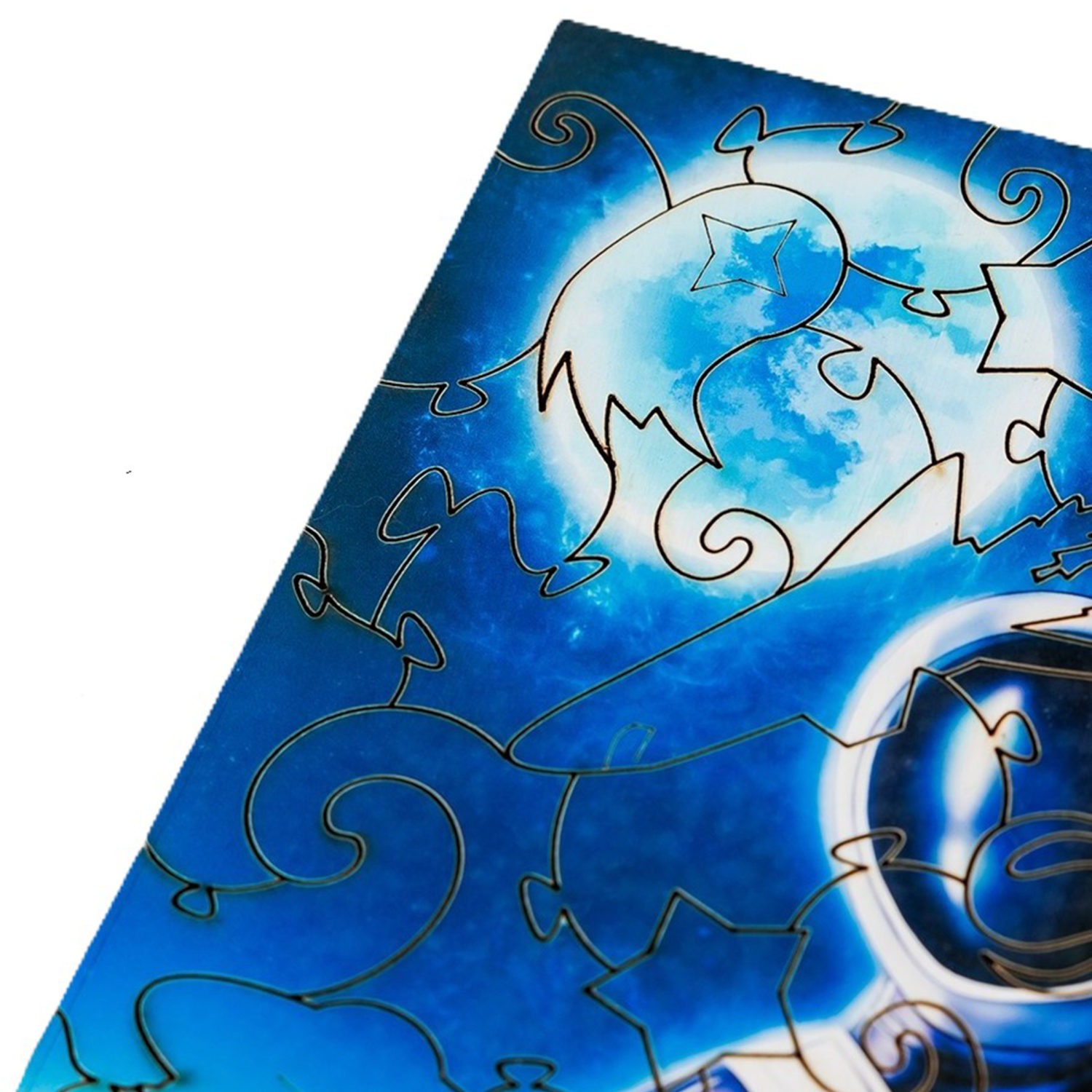 Деревянные пазлы Collection Space Космонавт, 130 деталей, 20х29 см, 8+