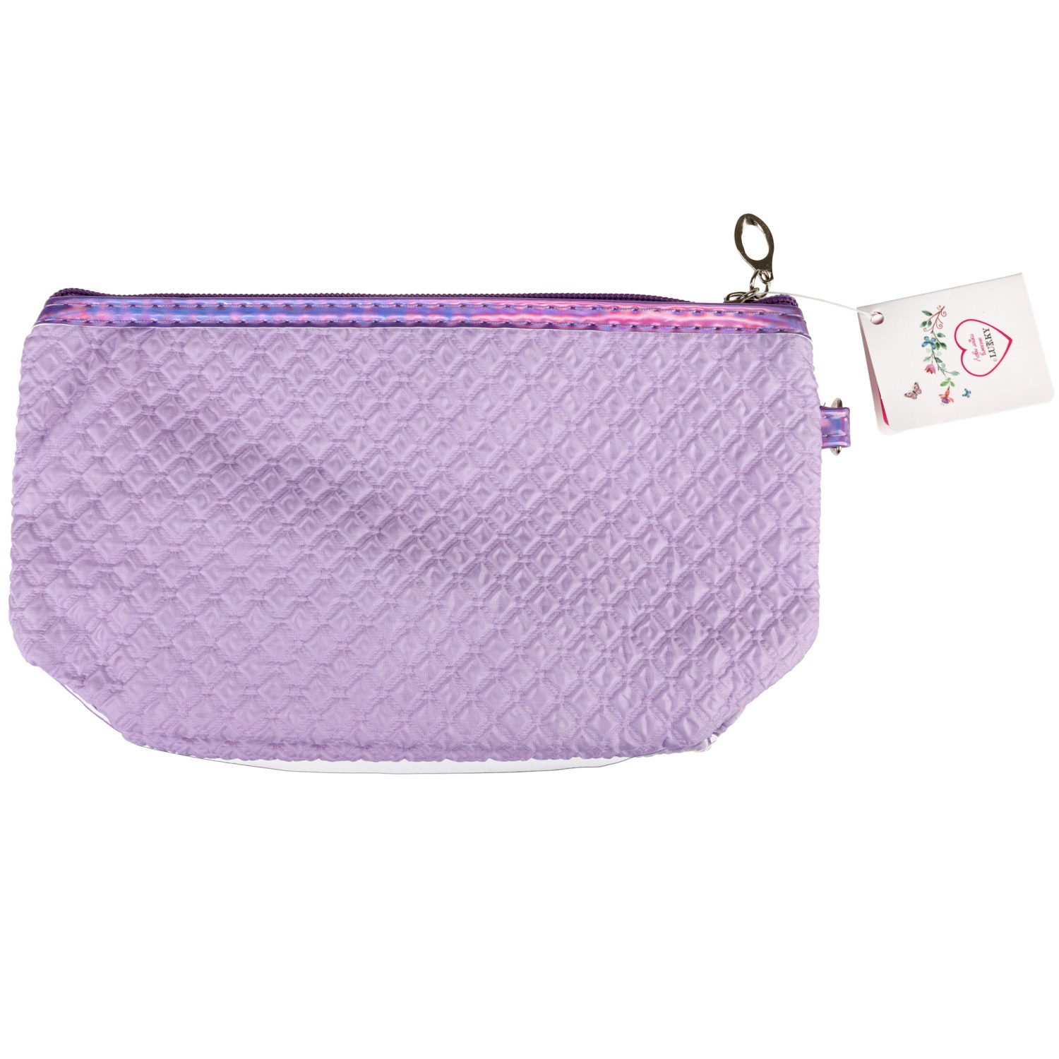 Косметичка с вышивкой и подвижными блёстками Lukky Love Butterfly, 22*14*6 см