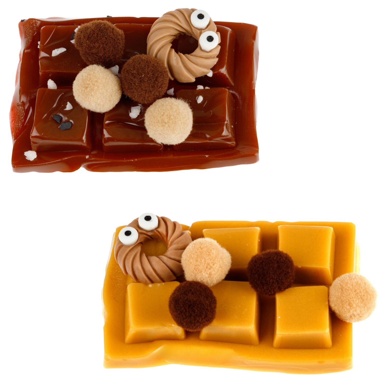 Игрушка-антистресс 1TOY Крутой замес Няшка-вкусняшка шоколад, 7х5х1,5см, в ассортименте