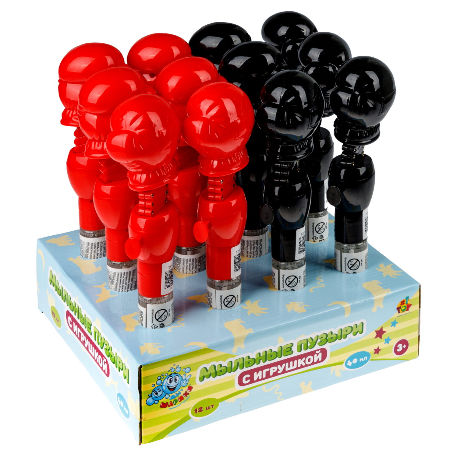 Мыльные пузыри 1TOY Мы-шарики! Боксерская перчатка, 40 мл