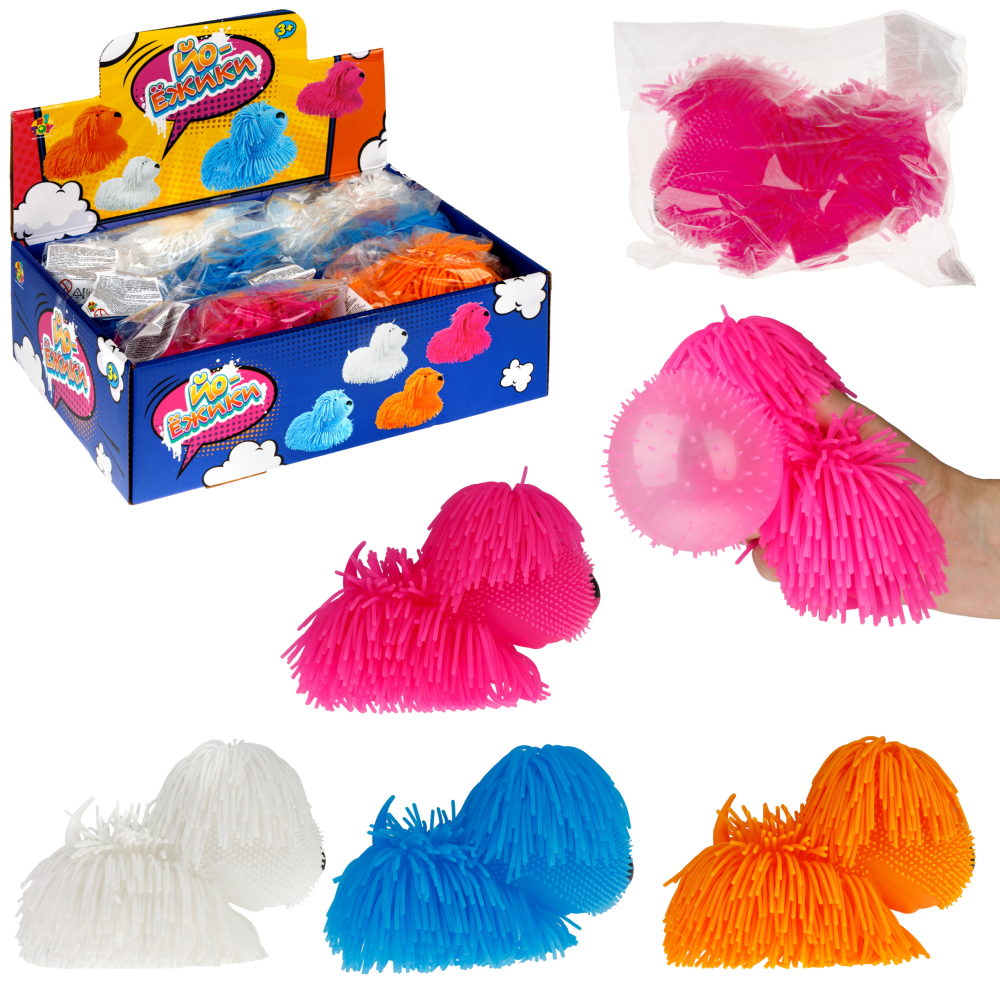 Антистресс-игрушка 1TOY Йо-Ёжики, Собака, 17 см, в ассортименте