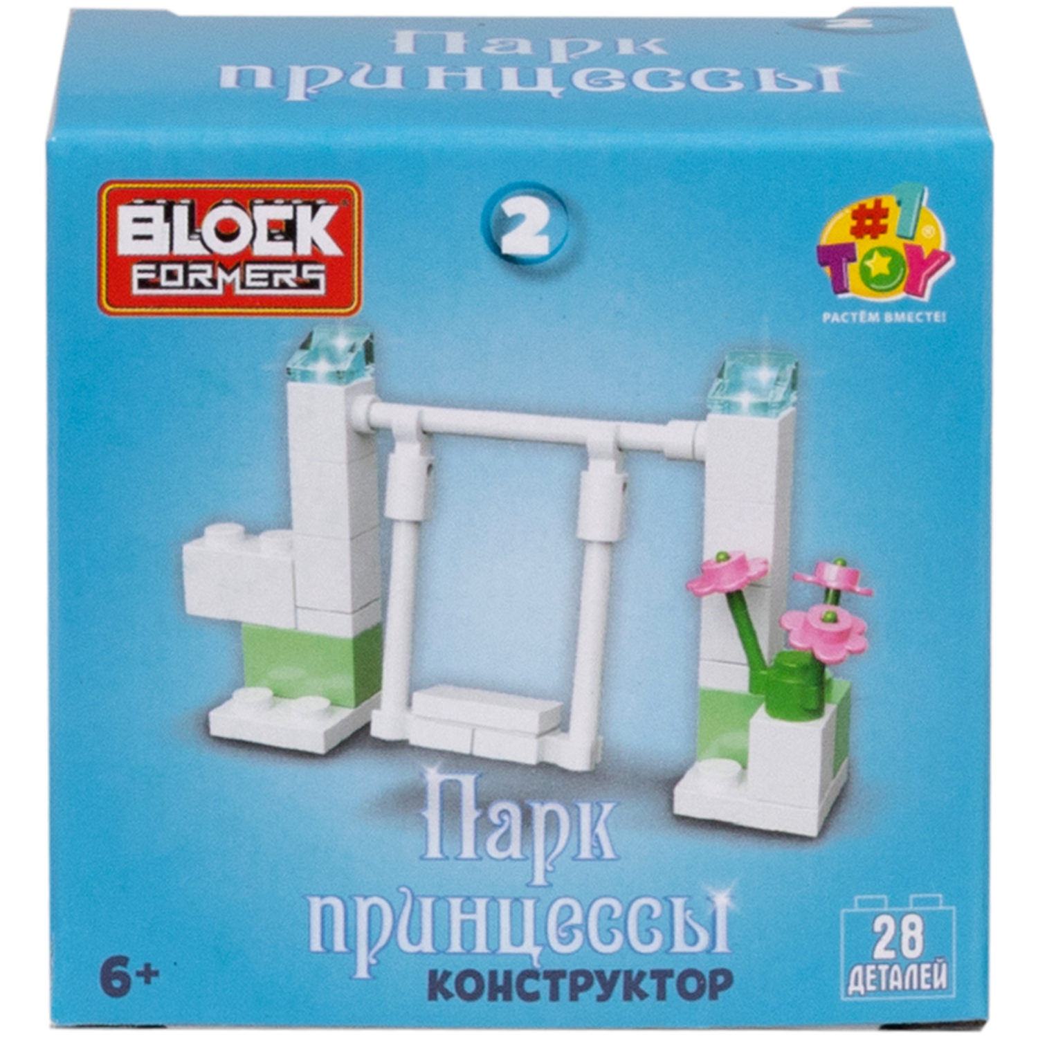 1TOY конструктор Blockformers "Парк принцессы", в ассортименте 10 видов
