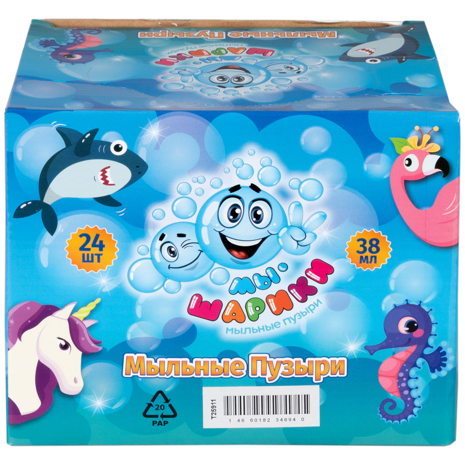 Мыльные пузыри 1TOY Мы-шарики! Машинка экскаватор, 38 мл, в ассортименте