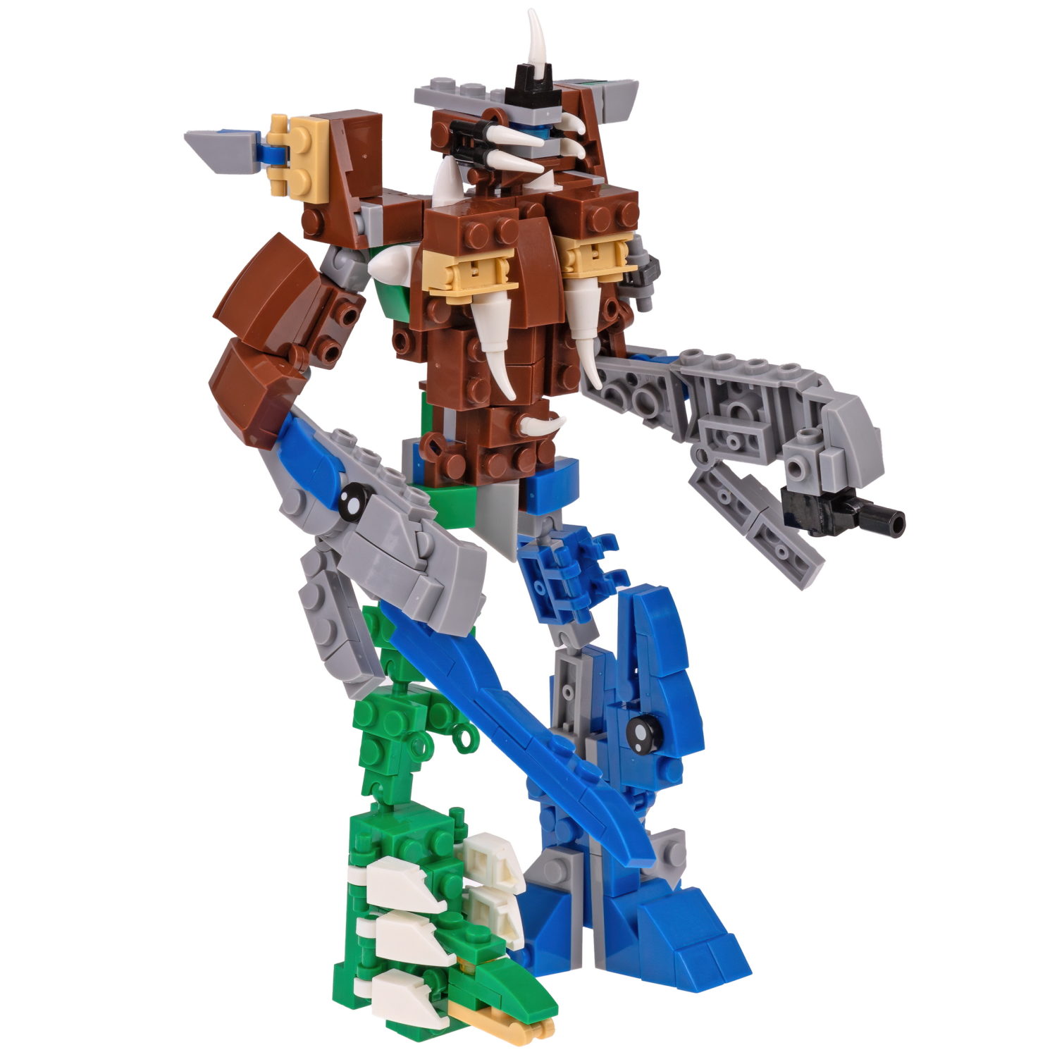 Конструктор 1TOY Blockformers "Динозавры-Трансформеры" 2 в 1, 4 вида