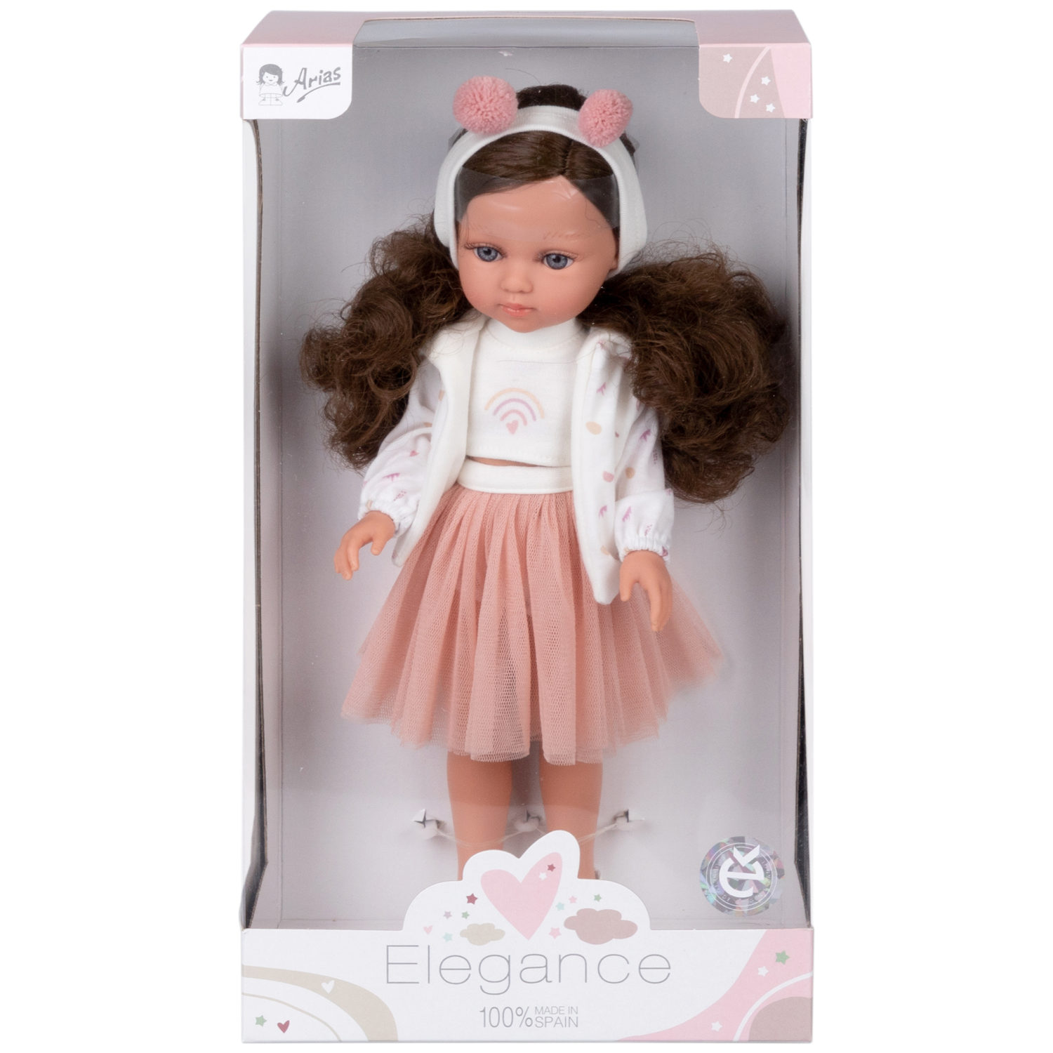 Кукла Arias ELEGANCE Carlota casual, виниловая, Испания, 36 см