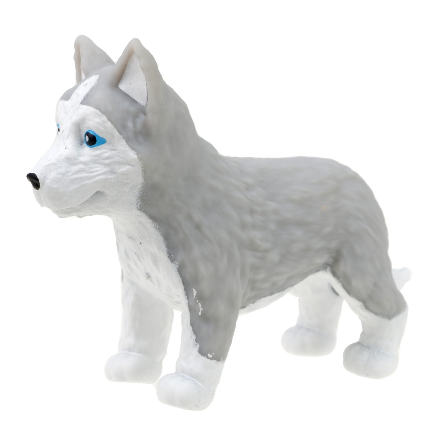 Антистресс игрушка 1TOY Прокачка для собачки серия 3, тянущаяся собачка в костюмчике, тянучка Хаски - клубничка