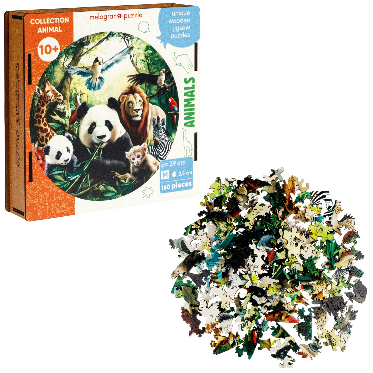 Пазлы Collection Animals Животные, 160 деталей