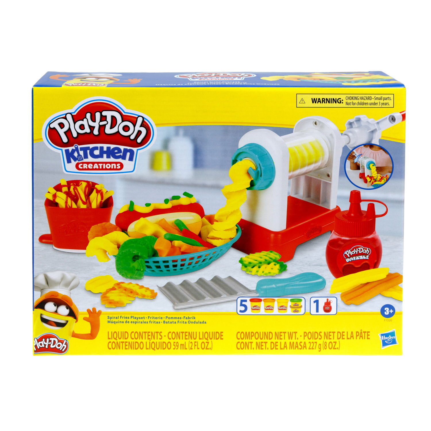 PD Набор игровой для лепки Картофель Фри F1320