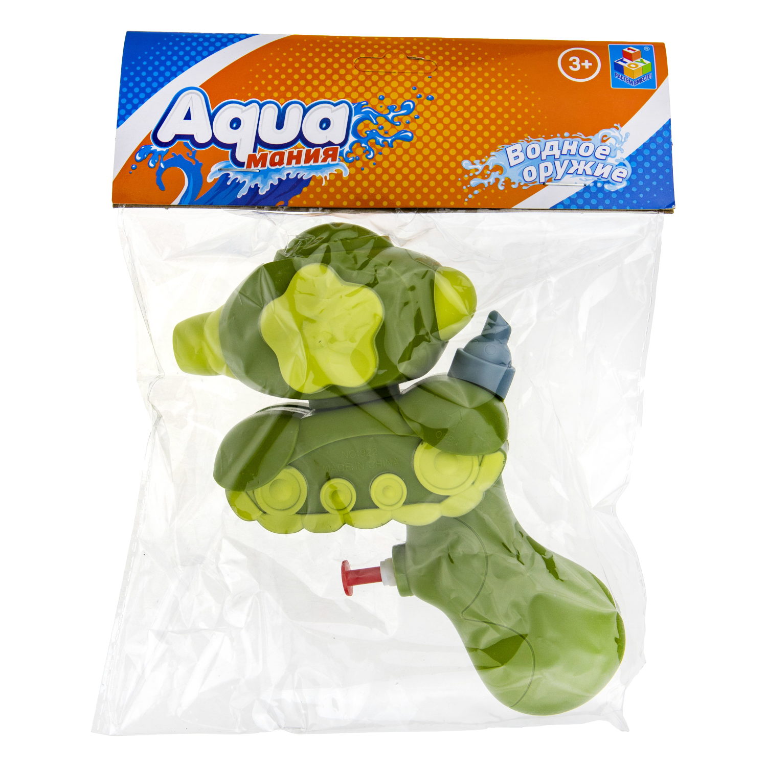 1TOY Водное оружие 11,5*16 см, зеленое