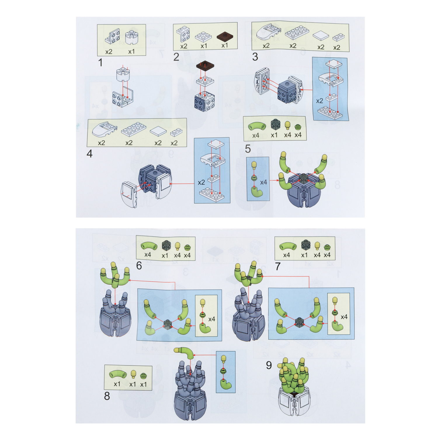 1TOY конструктор Blockformers "Цветы пустыни", 12 видов в ассортименте