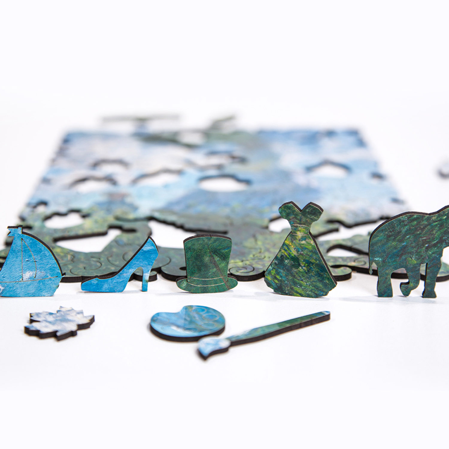 Деревянные пазлы Collection Art Клод Моне, Дама с зонтиком, 105 деталей, 20х28,7 см, 10+