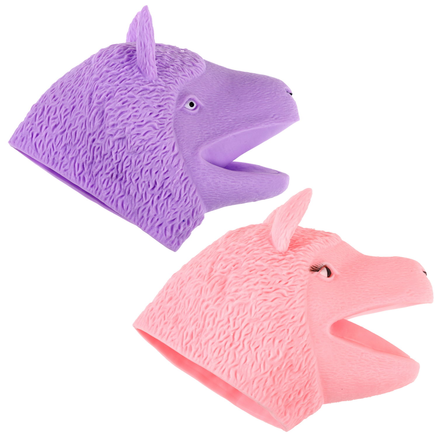 1toy Зверуки большие на руку "Лама", 2 вида в ассортименте