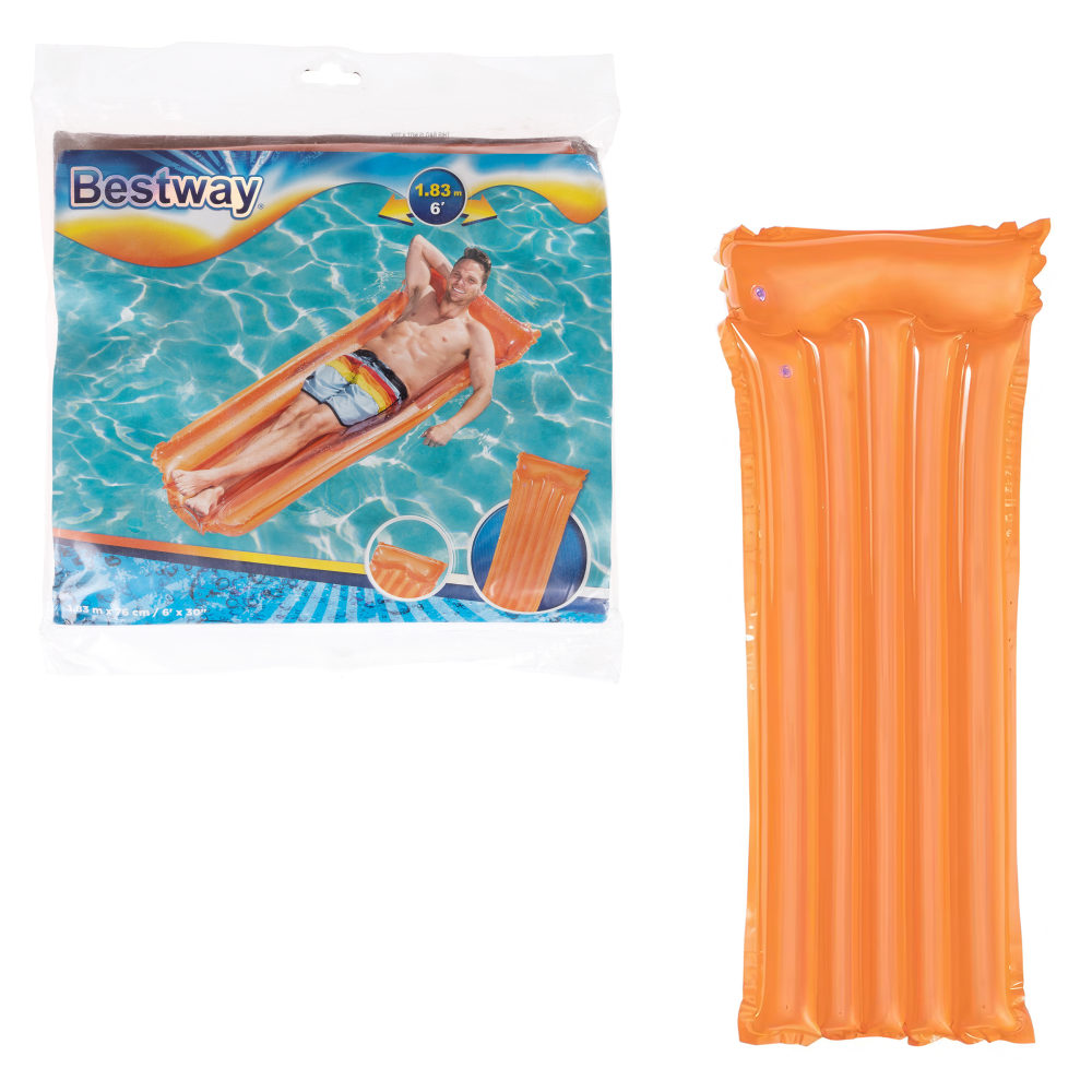 Надувной матрас для плавания Bestway 183 х 76 см, оранжевый
