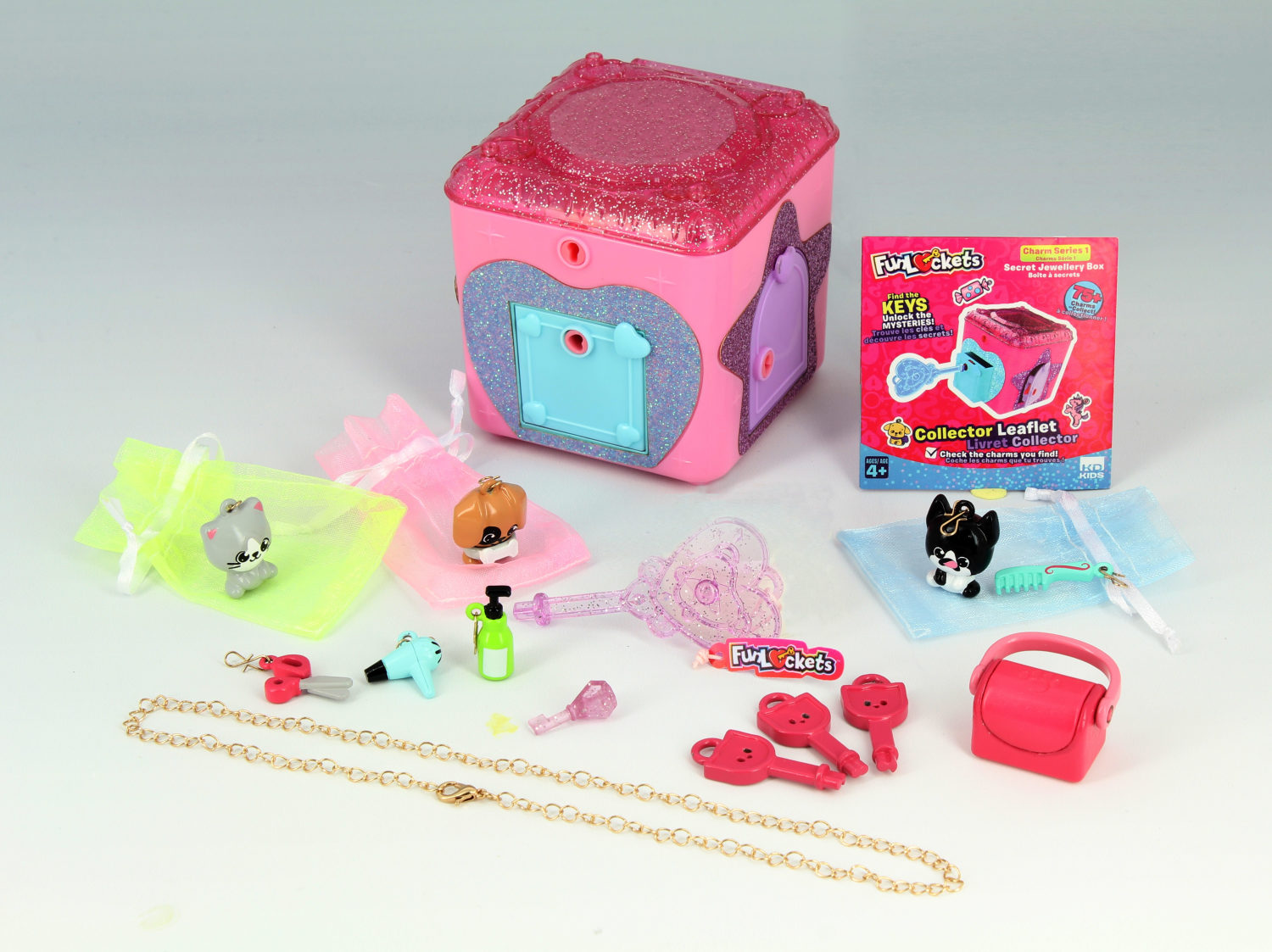 Funlockets Шкатулка с секретами, 20+ сюрпризов, игровой набор для девочки