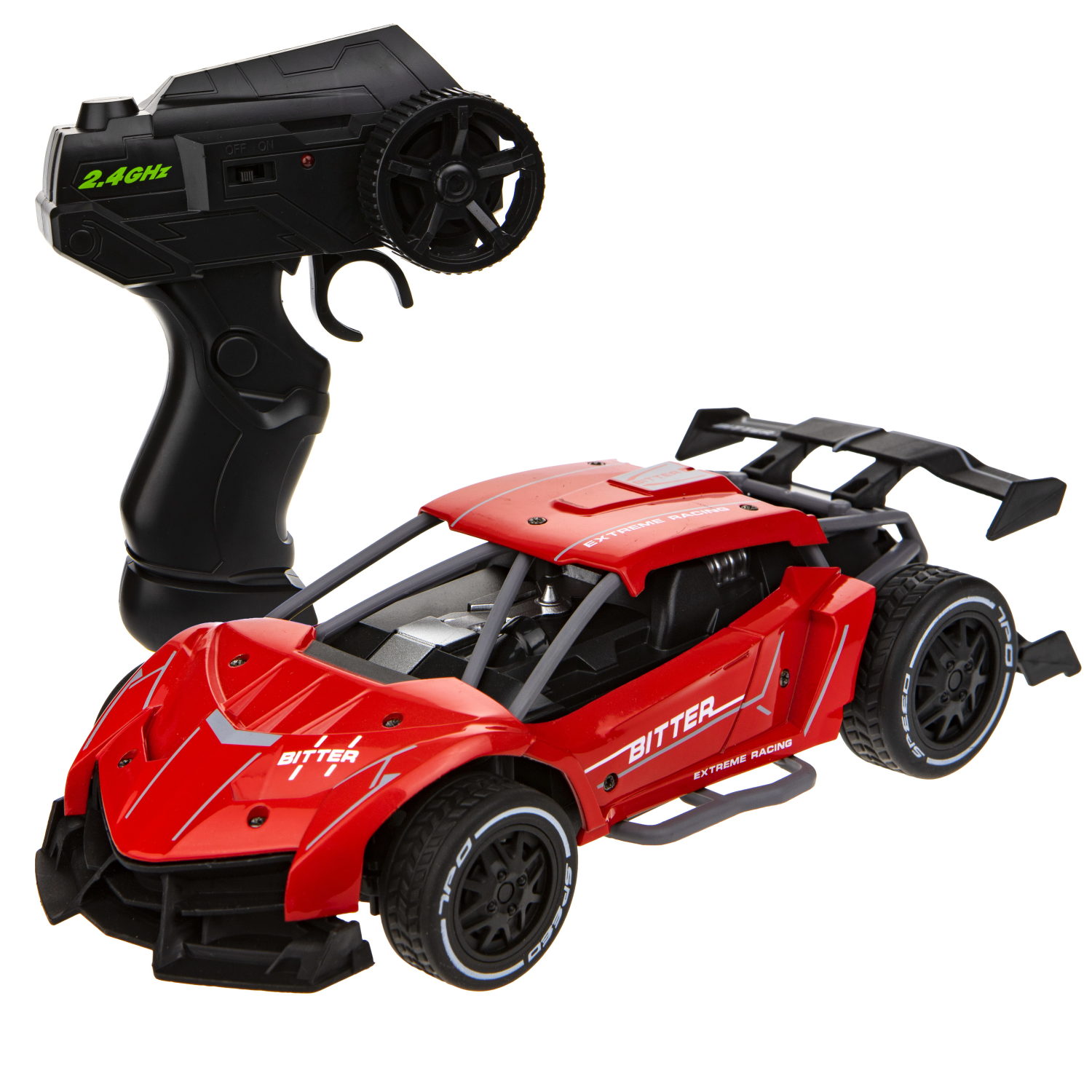 Машинка на пульте управления 1TOY Драйв спортивная, гоночная, спорткар на радиоуправлении