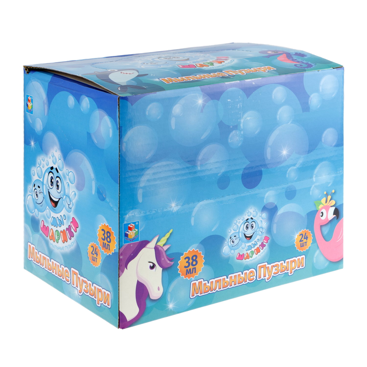 Мыльные пузыри 1TOY Мы-шарики! Кролик, 38 мл, в ассортименте