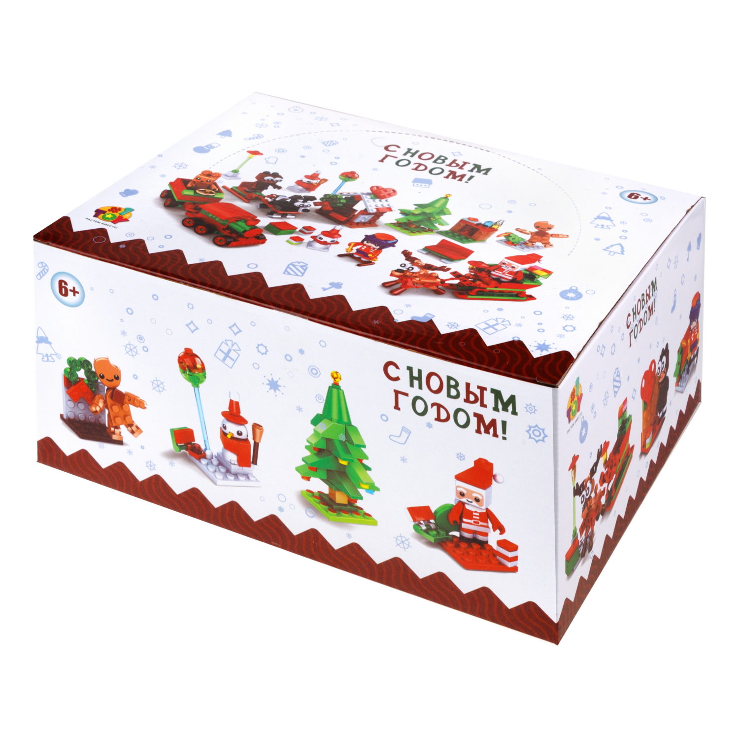 1Toy конструктор Blockformers "Новый год", 12 видов в ассортименте
