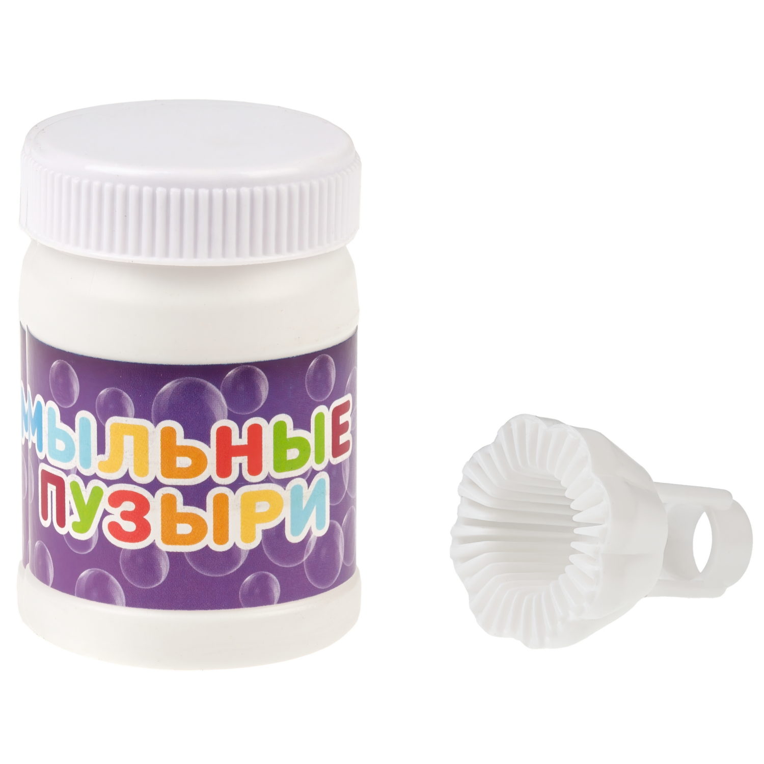 Пистолет для пускания мыльных пузырей 1TOY Мы-шарики!, бластер, 50 мл, цвет в асс.