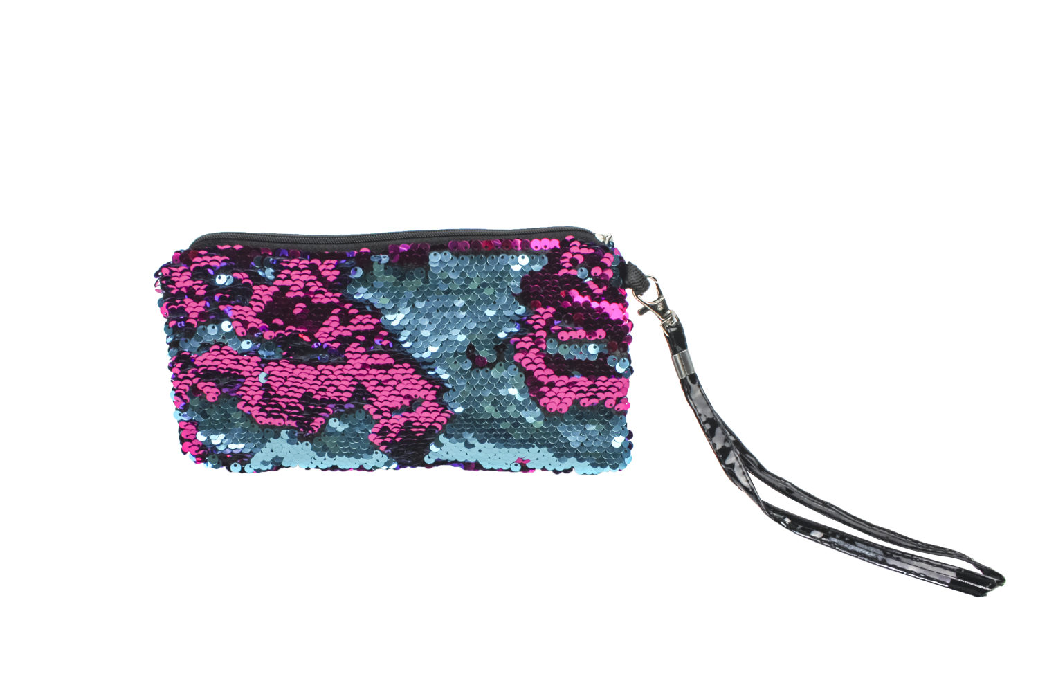 Косметичка LUKKY с пайетками с двух сторон, 3 цвета на выбор