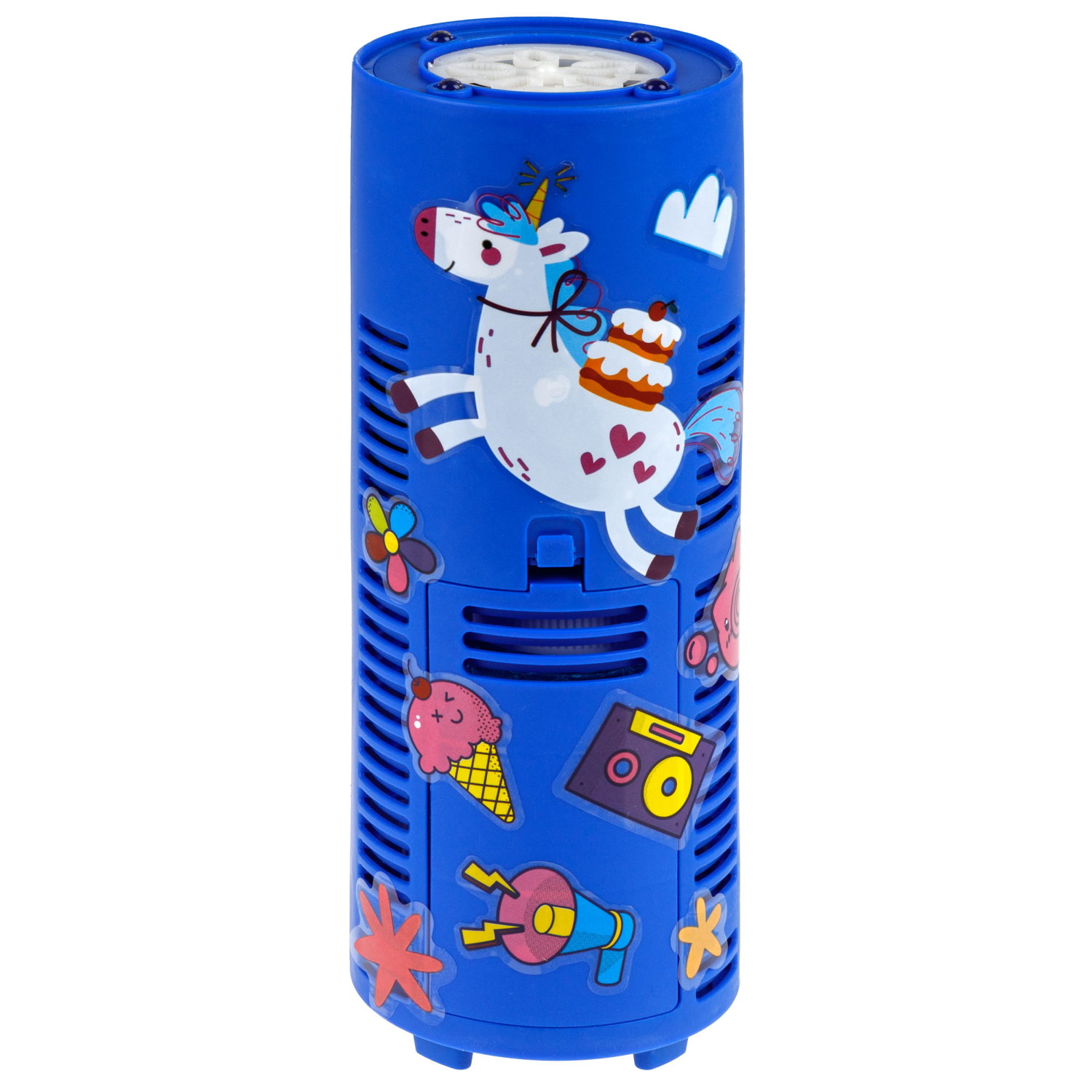 Генератор мыльных пузырей 1TOY Мы-шарики! со стикерами, светом, 100 мл