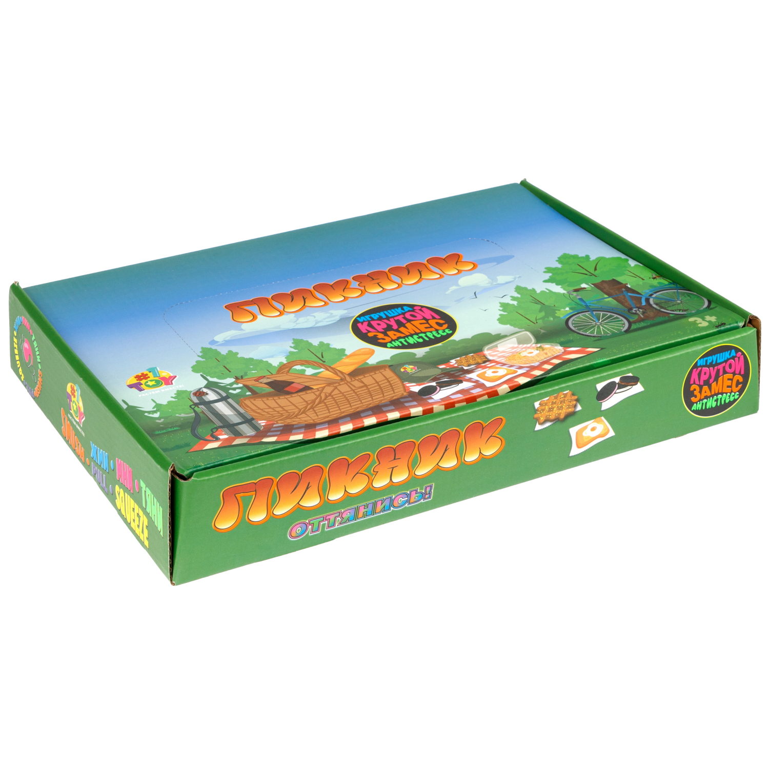 Таба сквиш 1TOY Крутой замес антистресс-игрушка для рук, 2 вида в ассортименте