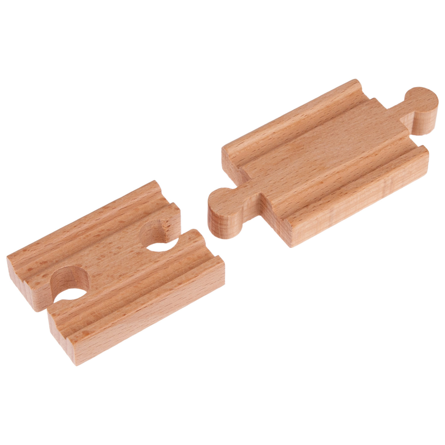 Рельсы для деревянной железной дороги 1TOY Goodok, базовые, 16 шт.