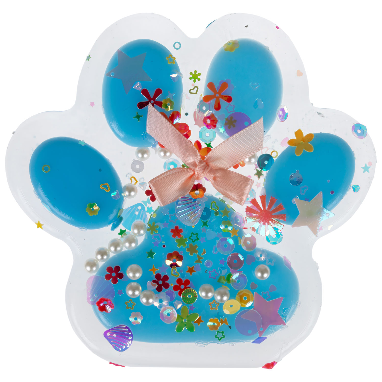 Таба лапа прозрачная 1TOY Крутой замес, большая, 14х3,5 см