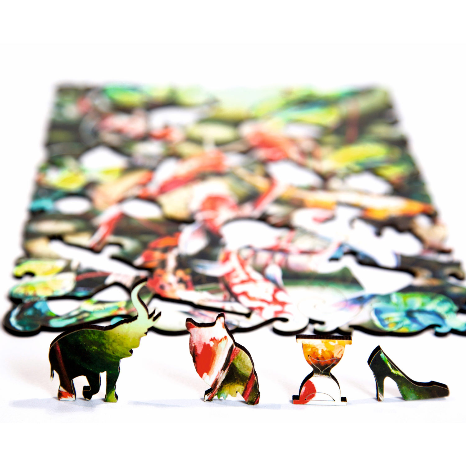 Деревянные пазлы Collection Art Елена Брижеватая, Рыбы в пруду, 105 деталей, 20х28,7 см